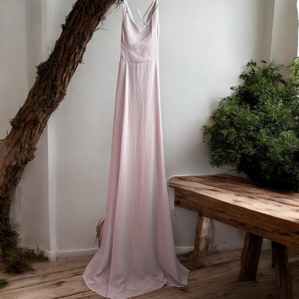 Show Me Your MuMu Greyish Lavender Sleeveless Maxi Gown